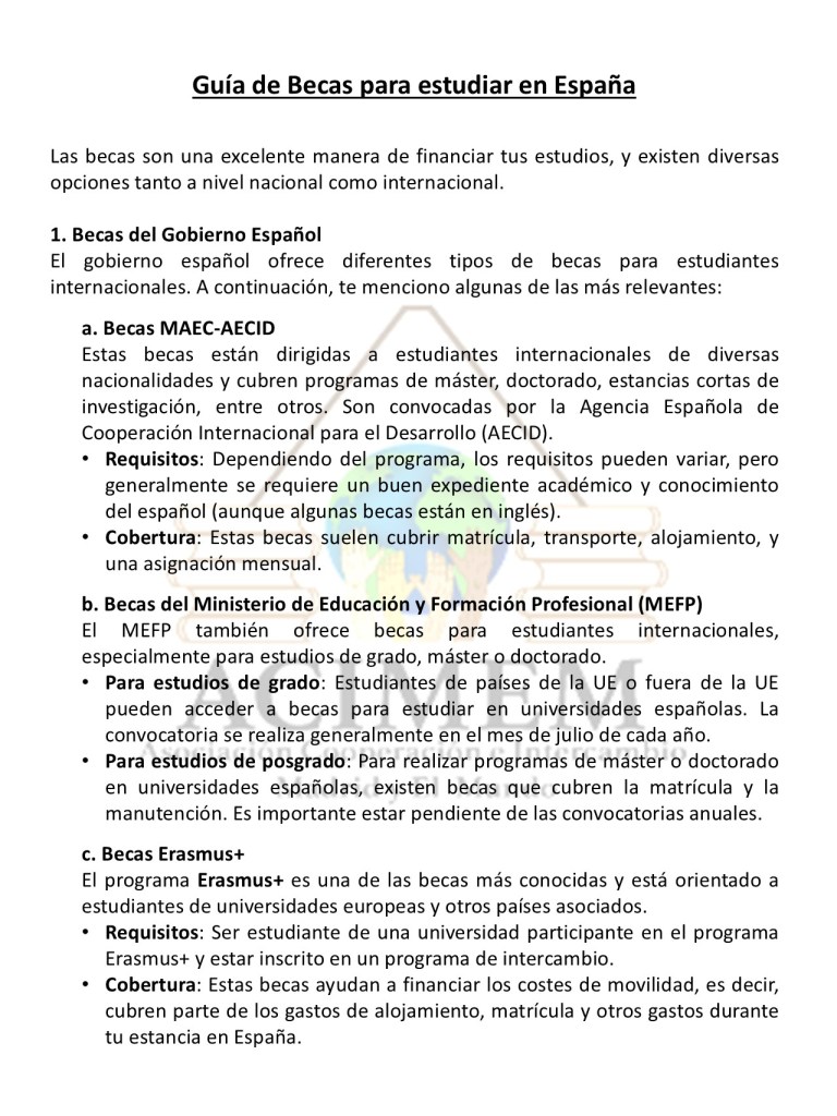 Guia de Becas